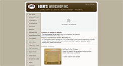Desktop Screenshot of boekeswoodshop.com